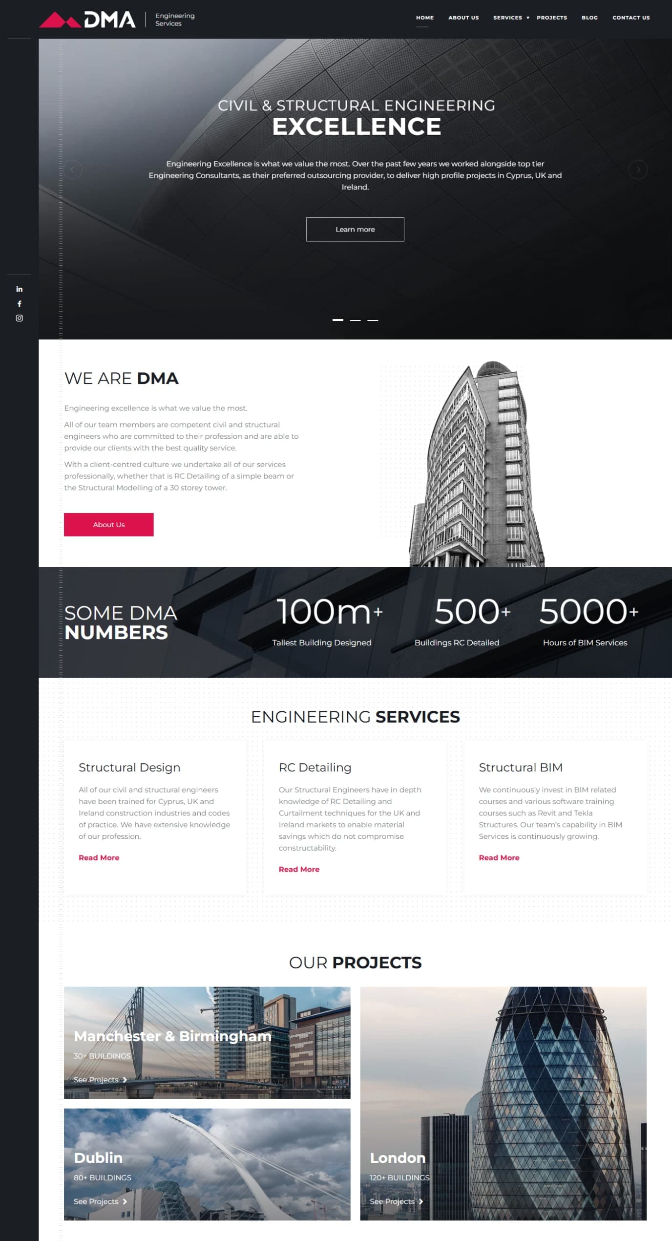 Dma Services Website Image 